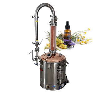 Extractor de Aceites Esenciales, Destilador Eléctrico Comercial de Aceites Esenciales, Planta de Destilación al Vacío con Motor y Alto Rendimiento - Product Image 1