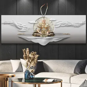 ขายส่งรูปปั้นตัวละครภาพยนตร์ชื่อดัง วูคง ซุน หงอคง งานฝีมือเรซิ่นรูปสัตว์ ป๊อป คิงคอง ของตกแต่งบ้านแบบแขวนผนัง DIY - Product Image 2