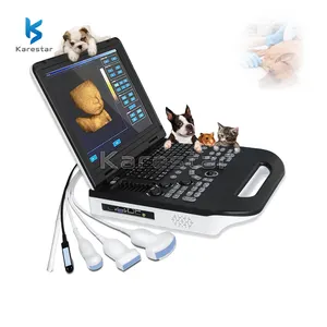 Karestar mais barato digital portátil ecografo ultrasonido portatil Desconto preço laptop 3D ultra-som veterinário máquina