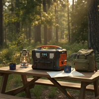 Générateur solaire portable de haute capacité 537,6 Wh pour le camping, la maison et les situations d'urgence, chargeur d'énergie Lifepo4, station d'alimentation portable 600 W