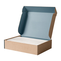 Boîtes d'expédition en carton personnalisées de bonne qualité, petites, avec logo imprimé