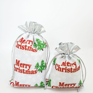 Sacs cadeaux de Noël personnalisables avec technologie de couture et d'impression pour des promotions personnalisées - Product Image 4