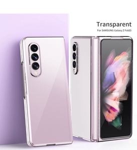 <span class=keywords><strong>Coque</strong></span> de téléphone Samsung en placage Transparent, étui rigide pour Galaxy Z pliable 3 5G - Product Image 6