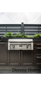 خزانة مطبخ خارجية من الفولاذ المقاوم للصدأ تصميم جزيرة شواء - Product Image 3