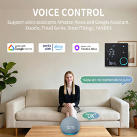 Thermostat intelligent WiFi pour chauffage au sol, compatible avec Alexa, contrôle de la température de l'eau/électricité/gaz