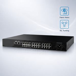 Lenovo ThinkSystem DB610S, Switch SAN FC de 16 Puertos Totalmente Activados, 16/32G, 768Gbps, Baja Latencia, con 16Gb SWL SFP y Paquete Empresarial - Product Image 2
