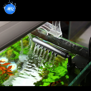 Atacado Retângulo Desktop Saltwater Fish Tank Desktop Aquarium com filtro e Skimmer Plastic Marine Aquarium - Product Image 4