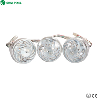 Lampes à pixels LED RGBW intelligentes programmables SHIJI DC24V 60mm UCS8904 à haute luminosité, adressables, type cabochon