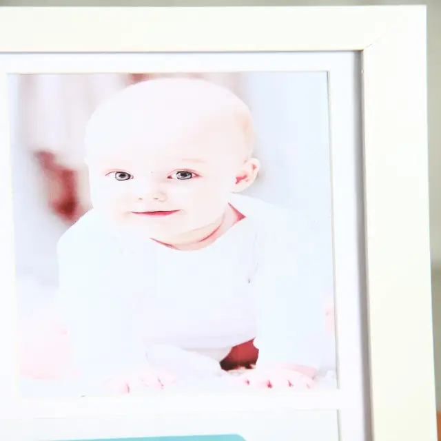 Customized Wholesale Newborn Baby Inkless Footprint Handprint Photo Frame Kit With Ink Pad