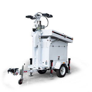 Tour légère mobile solaire du mât 7m télescopique résistant au feu LED pour des opérations de lutte contre l'incendie - Product Image 3