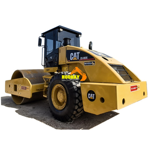 รถบดอัดดินแบบสั่นสะเทือน CAT CS-683E มือสอง เครื่องยนต์ดีเซล กำลัง 129 กิโลวัตต์ น้ำหนัก 18 ตัน ความสามารถในการบดอัดความลาดชัน 45% แรงบดอัด 257 กิโลนิวตัน รถบดถนน - Product Image 1