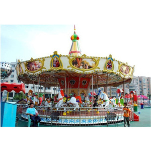 Commercial 36 Seats <b>Carousel</b> - Customizable LED Music Large Capacity Cultural Tourism Ride - Product Image 1