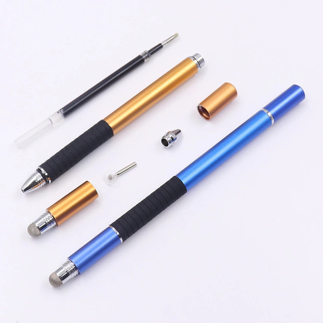 Multifunction 3 in 1 Digital Pencil Universal Stylus Touch Screen Styli Ballpoint Pen Pastel Capacitive Tablet Stylus Pen