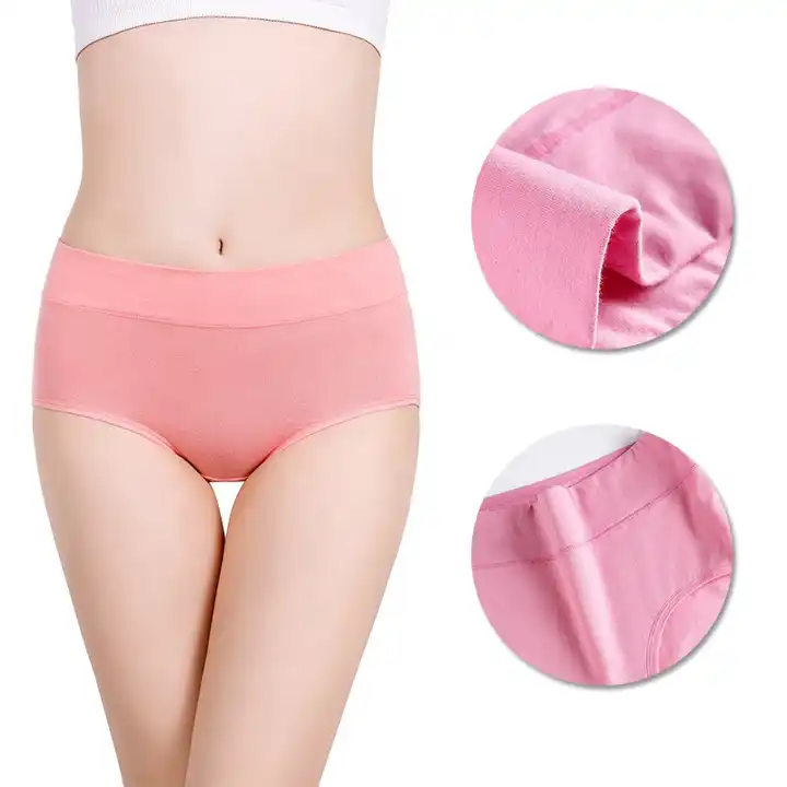Factory Direct 95%Cotton 5%Spandex Underwear High Waist Women's Underwear -  China Women Lingerie and Sexy Panty price