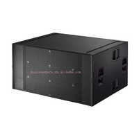 Subwoofers professionnels doubles de 18 pouces, 3200 W, actifs, haut-parleurs de 18 pouces équipés de néodyme et de ferromagnétiques