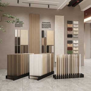 现代设计的多功能环保金属立式瓷砖展示架 - Product Image 2