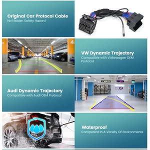Telecamera Posteriore Dinamica Canbus per VW Tiguan II 2016-2023, Visione Notturna HD, Telecamera di <span class=keywords><strong>Retromarcia</strong></span> Plug and Play per Unità MIB - Product Image 2