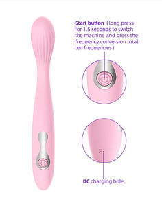 Vibratori a forma di penna giocattolo sexy vibrante da donna con punto g vibratore da donna - Product Image 6