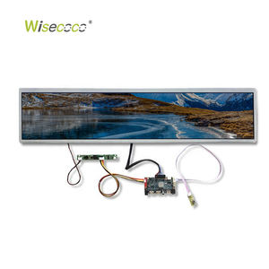 Pantalla LCD de Barra Estirada de <span class=keywords><strong>24</strong></span> <span class=keywords><strong>Pulgadas</strong></span>, Pantalla Ultra Ancha de 1920*360 para Señalización Digital Interior y Exterior - Product Image 1