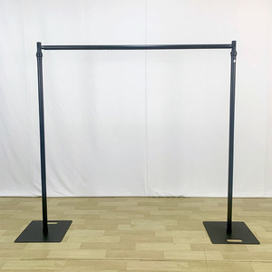 מלבן מתכוונן מערכות drape שמלת כלה קשת עם בסיס קל הרכבה - Product Image 3