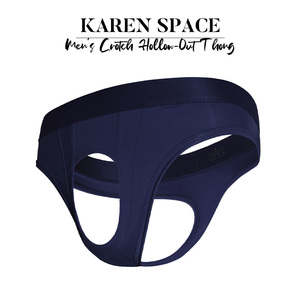 <span class=keywords><strong>Slip</strong></span> perizoma da <span class=keywords><strong>uomo</strong></span> sexy traforato, in tessuto liscio ad alta elasticità, a vita bassa, intimo da notte - Product Image 4
