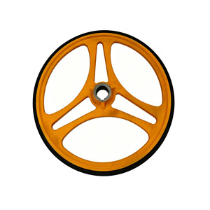 Roue d'entraînement à friction en caoutchouc FT853 de 580*50*34mm, 587mm, 588mm, pièces de rechange pour rouleau de main courante d'escalator <span class=keywords><strong>Thyssen</strong></span> - Product Image 6