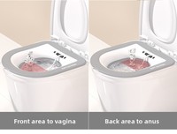 Chaise de bain vapeur Yoni pliable pour l'hygiène féminine, avec matériau PP de qualité médicale antibactérien pour les soins vaginaux des femmes
