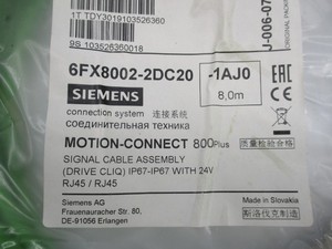 6FX8002-2DC20-1AJ0 ซีรีส์ซินามิกส์สายสัญญาณ PLC - Product Image 4