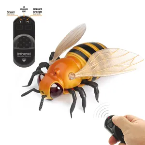 BEFLY mainan hewan lebah elektrik, mainan rc baru mata lebah alami 2023