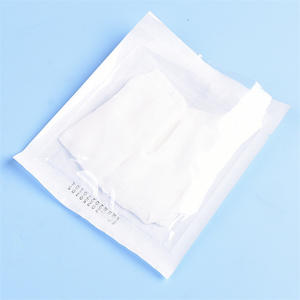 Compresas de Gasa Estériles Desechables en Forma de V para Traqueostomía, 8cm x 10cm, Blancas, Paquete de 2, para Cuidado de Traqueotomía - Product Image 3