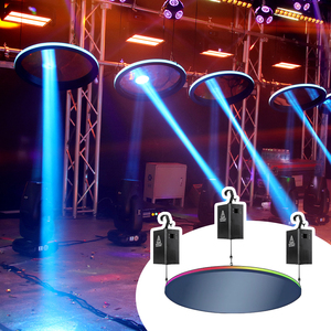 Disco <span class=keywords><strong>de</strong></span> espejo Dmx Kinetic Led Lights Peso pesado Dmx Winch Kinetic System Disco Dj Party Light para Night Club Led Rgb Lámparas - Product Image 3