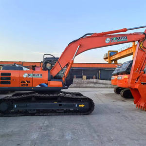 Excavadora de Orugas Usada Grande de 21 Toneladas Marca Hitachi ZX210, Excavadora de Segunda Mano con Motor Isuzu para Construcción Agrícola, con Certificación EPA y CE - Product Image 3