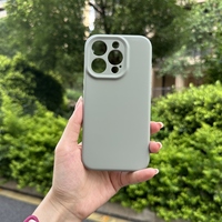 Coque de téléphone en silicone d'origine pour iPhone 14 15 Pro Max, antichoc, couverture intégrale, coque de téléphone en silicone liquide