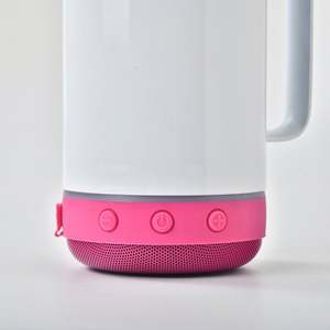 Vaso térmico de sublimación con altavoz inalámbrico de 14 oz de acero inoxidable con asa, desde almacén de EE. UU. - Product Image 5