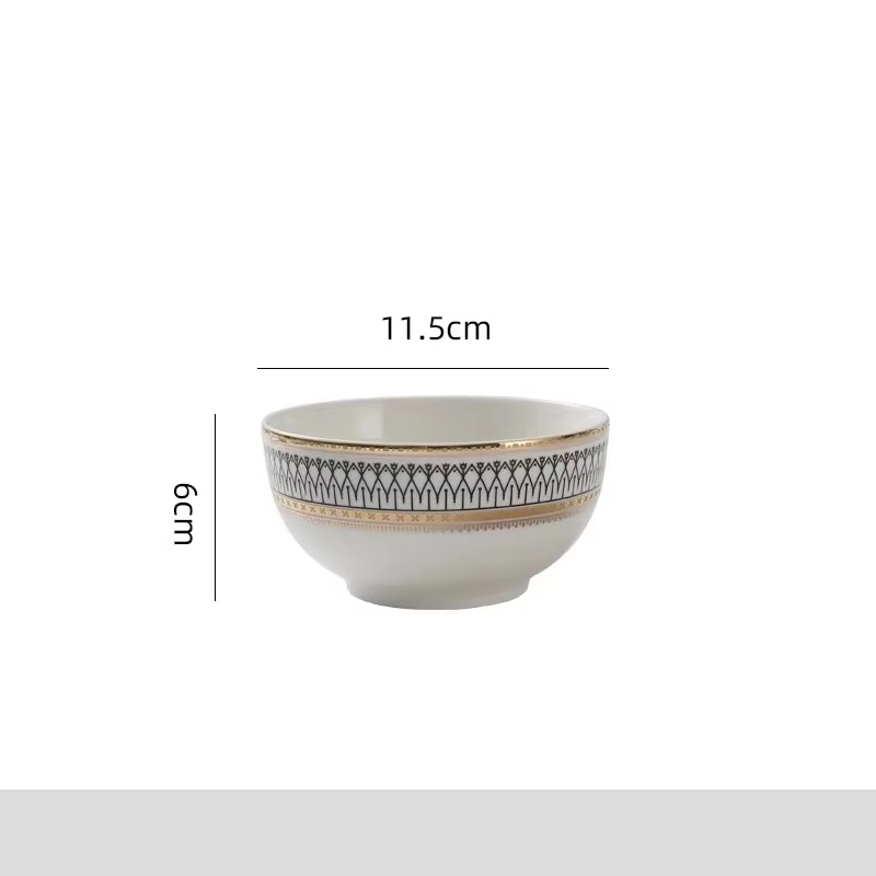 Tazón blanco de 4.5 pulgadas