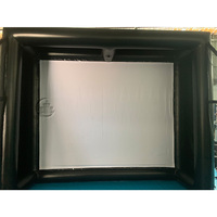 Enceinte de simulation de golf gonflable de 3,6 m – Cage d'entraînement portable intérieure et extérieure en PVC étanche – Taille personnalisable