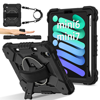 Étui robuste pour enfants avec support rotatif à 360° et bandoulière pour iPad Mini 6 7 8.3 2021 2024, porte-stylo OEM ODM
