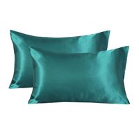 Échantillon gratuit de housses de coussin zippées en microfibre, housses de coussin colorées