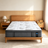Direkt vom Hersteller Euro-Top Gel-Memory-Foam Taschenfederkern-Hybridmatratze Druckentlastung Wirbelsäulenunterstützung Komprimierte Matratze