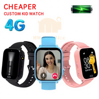 Ucuz 4G Çocuk Akıllı Saati, Sim Kartlı Görüntülü Arama, SOS, Su Geçirmez Çocuk Telefon Saati, Erkek ve Kız Çocuklar için Hediye Montre Connecte
