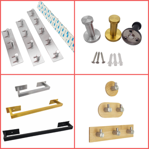 Portasciugamani in Acciaio Inox per Bagno e <span class=keywords><strong>Doccia</strong></span>, Installazione con Adesivo 3M Senza Foratura - Product Image 5