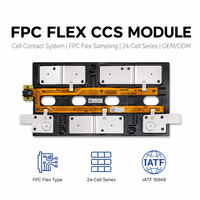 Module FPC flexible OEM/ODM pour batterie de véhicule électrique, échantillonnage de tension 12S-24S, contact polyimide IP67, BMS, directement de l'usine