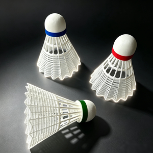 <span class=keywords><strong>Badminton</strong></span> lumineux LED coupe-vent, 3 pièces/ensemble, balle légère en plastique et nylon pour l'entraînement sportif nocturne - Product Image 5