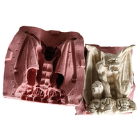 Moule de sculpture en béton, statue décorative, sculpture de jardin, statue de gardien, statue en résine et ciment, moule de sculpture en silicone et fibre de verre - En promotion