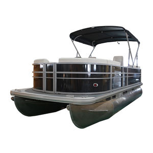<span class=keywords><strong>Barca</strong></span> Pontone in Alluminio Saldato da 16 Piedi con <span class=keywords><strong>Motore</strong></span> Fuoribordo da 90 CV, Imbarcazione per Feste su Lago e Fiume per Famiglie, in Vendita - Product Image 6