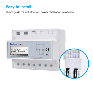 Eastron sdm530y MID B + D chứng nhận 100A kết nối trực tiếp Din Rail gắn ba giai đoạn năng lượng mét với chức năng trả trước - Product Image 6