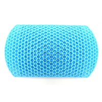 Coussin de soutien lombaire en gel Massage Sièges de voiture pliés amovibles Avion d'allaitement Hôtel Camping Chaises de bureau Col carré
