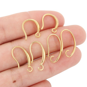 Ganchos de acero inoxidable en forma de lágrima, ajustables, de alambre suave, para la fabricación de pendientes y accesorios de joyería. - Product Image 2