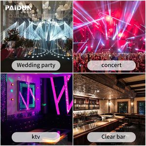 Lumière stroboscopique RVB PS 1000W, corps en verre trempé, IP54, 13/15 canaux DMX512, équipement d'éclairage de scène, flash blanc LED PAR pour thème - Product Image 6