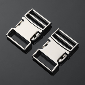 Hebilla de Liberación Lateral de 25 mm, Aleación Plateada, Accesorios Duraderos para Bolsos - Product Image 2